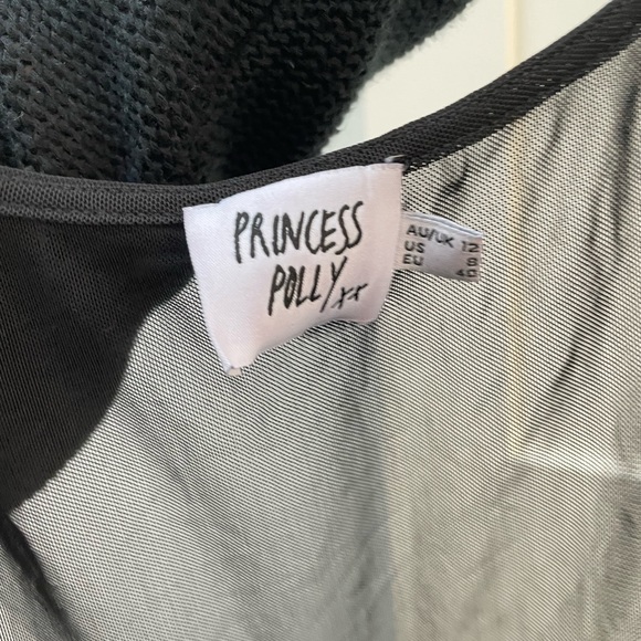 Princess Polly black mesh bodysuit - Picture 3 of 3